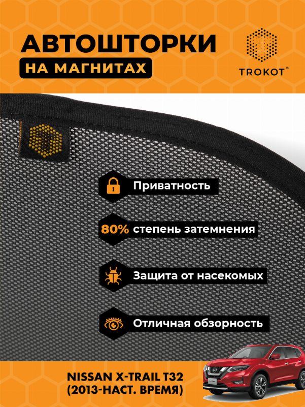 Nissan X-Trail (3) (Т32) (2013-наст.время) Внедорожник 5 дв. Комплект на передние двери STANDART